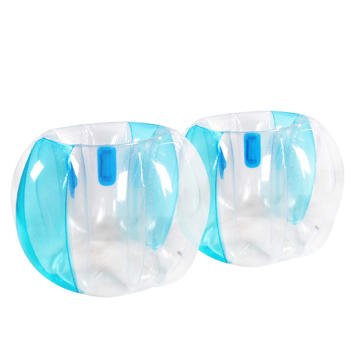 ZHUYNXIR 2 Pack Kids Sumo Balls – Wearable Bumper Bounce Toys for Outdoor Fun (36in, Blue)