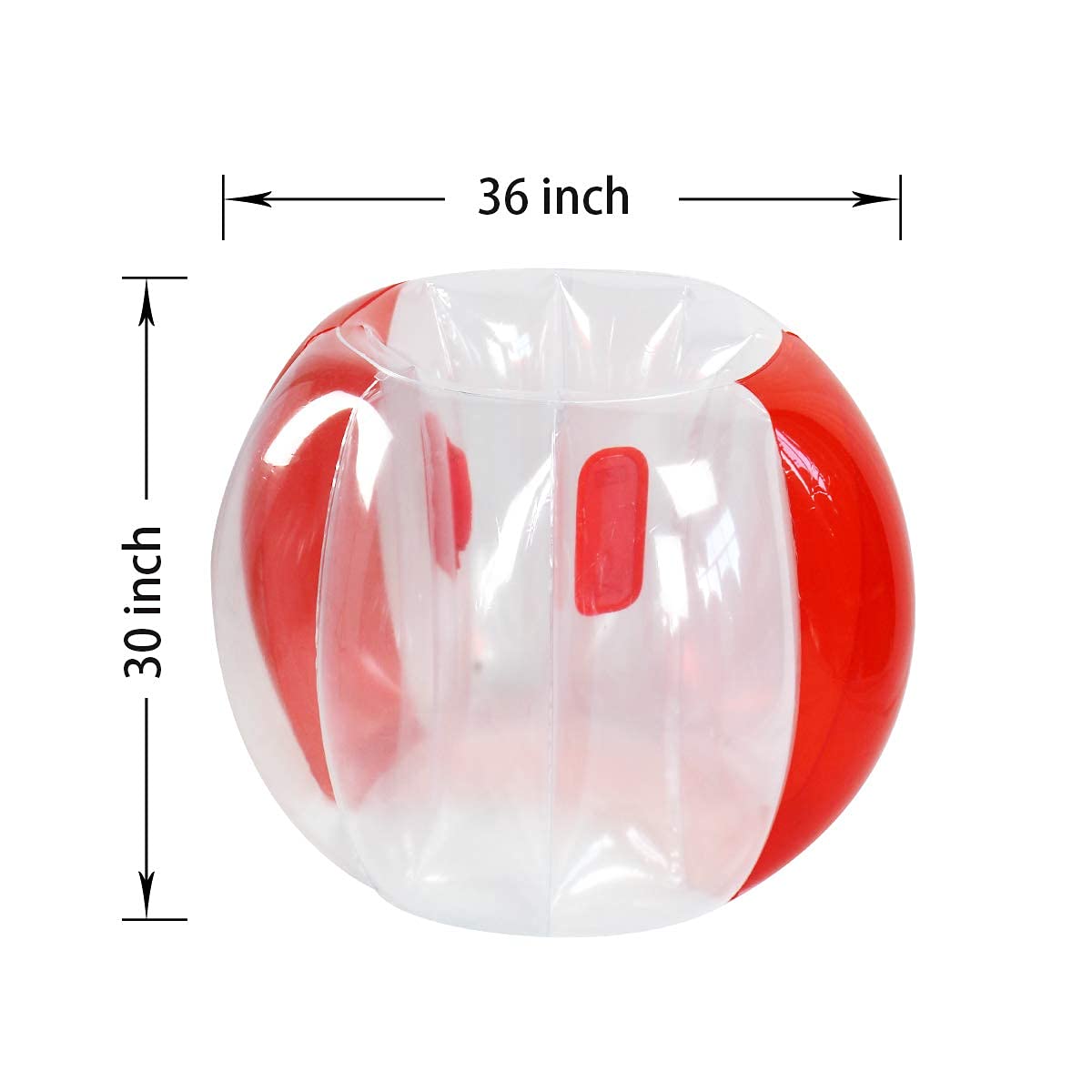 ZHUYNXIR 2 Pack Sumo Balls for Kids – Wearable Bumper Bounce Toys (36 inch)