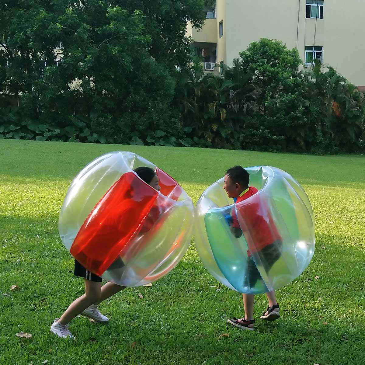 ZHUYNXIR 2 PC Sumo Balls for Kids – Wearable Backyard Bumper Bounce