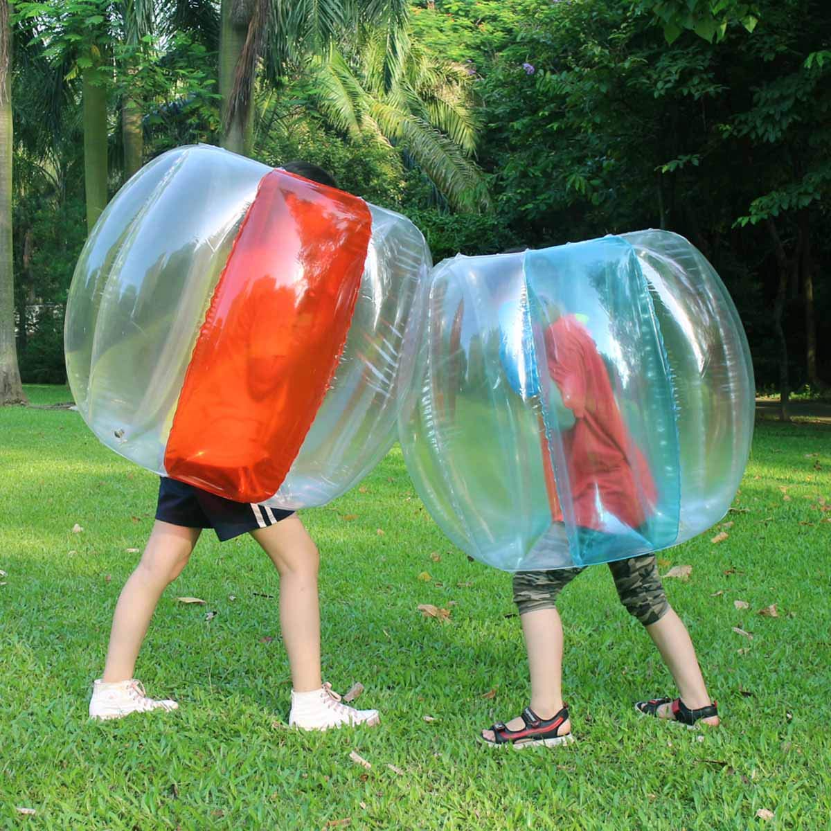 ZHUYNXIR 2 PC Sumo Balls for Kids – Wearable Backyard Bumper Bounce