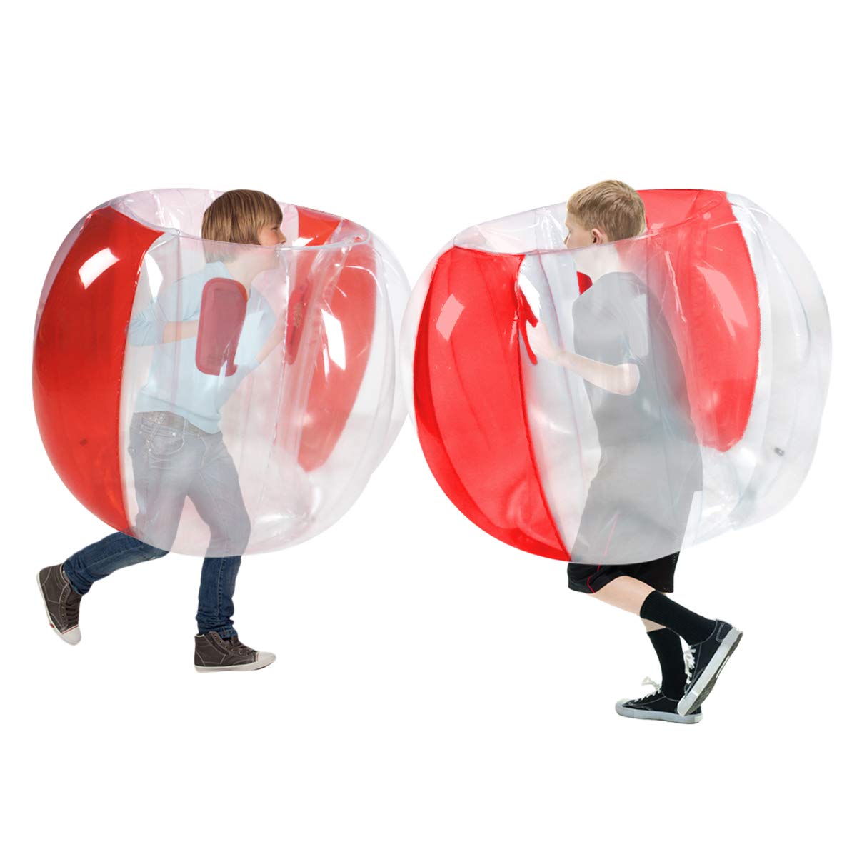 ZHUYNXIR 2 PC Sumo Balls for Kids – Wearable Backyard Bumper Bounce