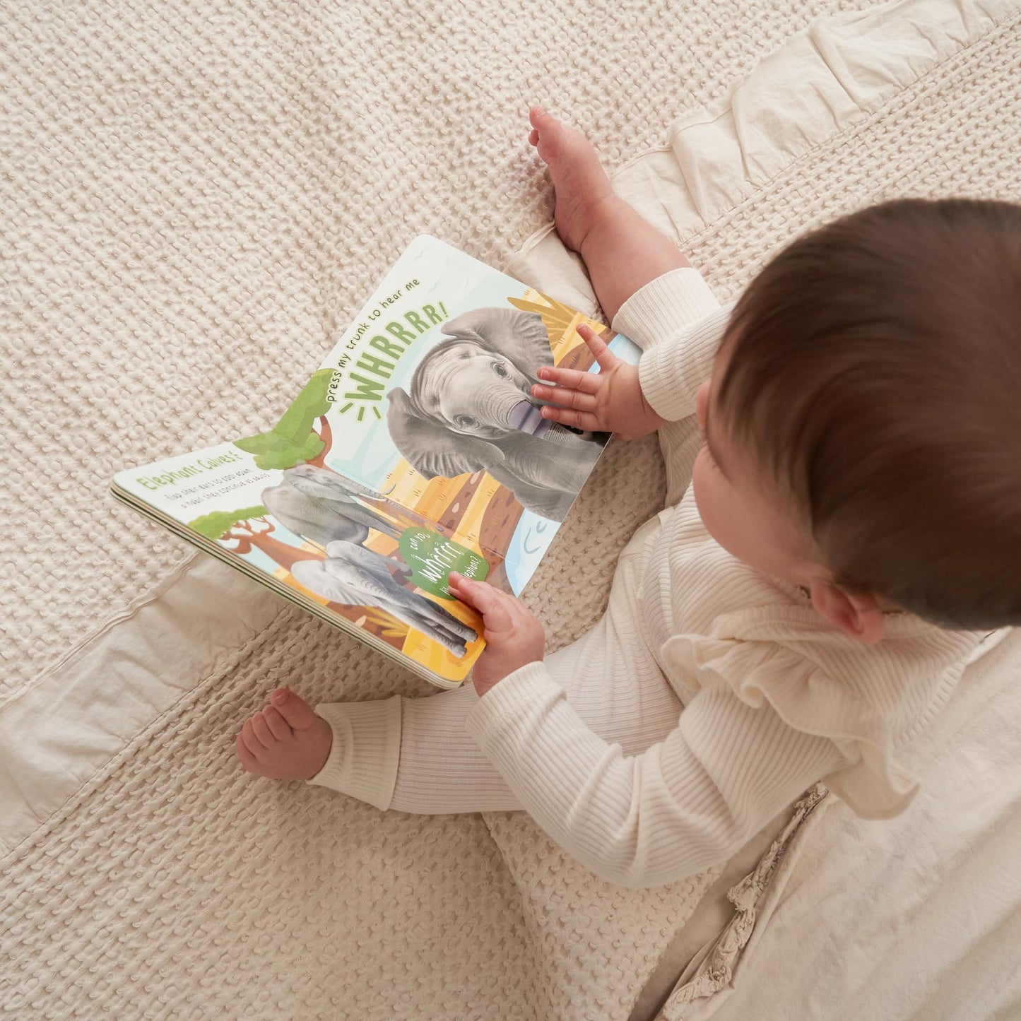 ZICOTO Fun Touch & Feel Sound Book for Babies and Toddlers — Farm Animal Sounds (12-18 Months)