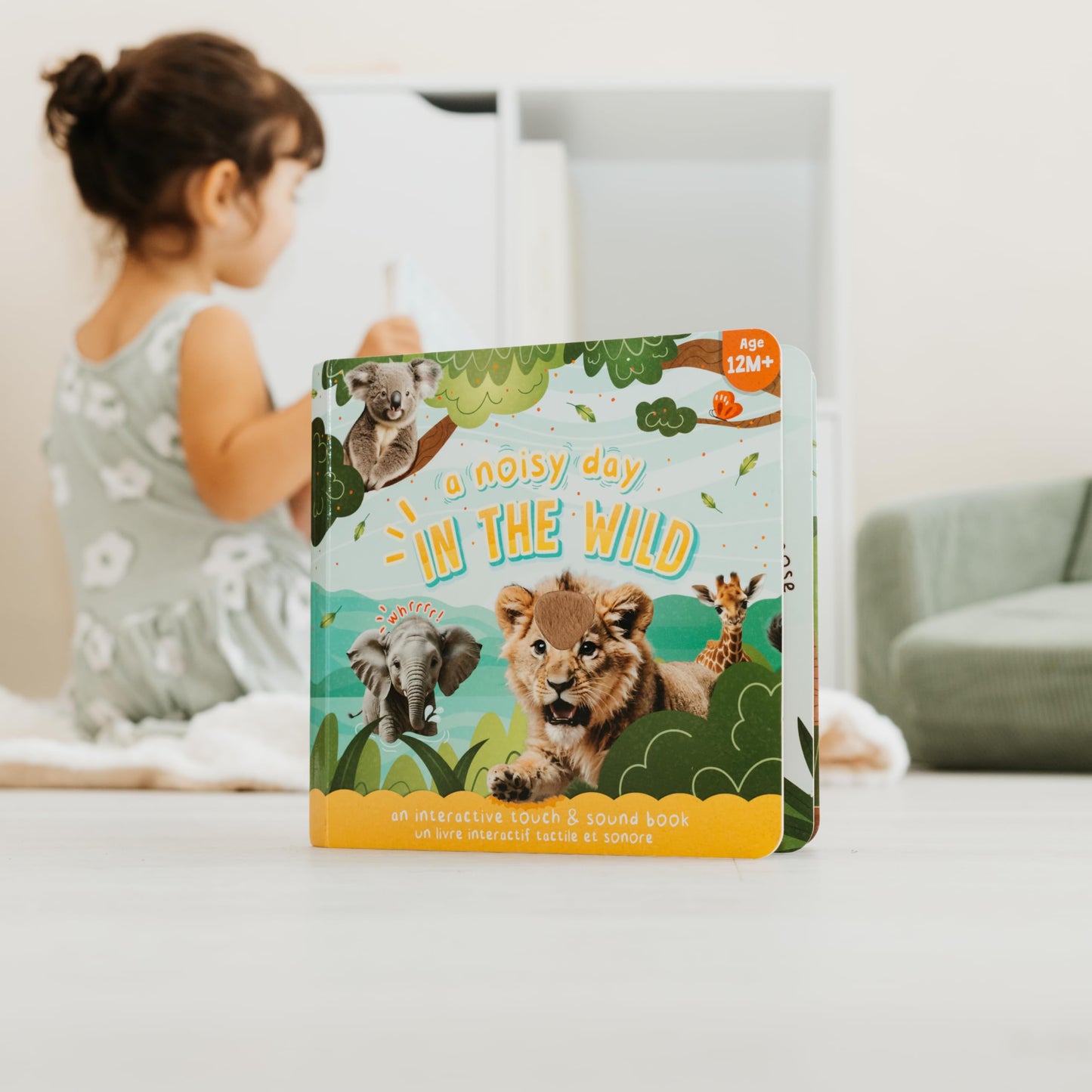 ZICOTO Fun Touch & Feel Sound Book for Babies and Toddlers — Farm Animal Sounds (12-18 Months)