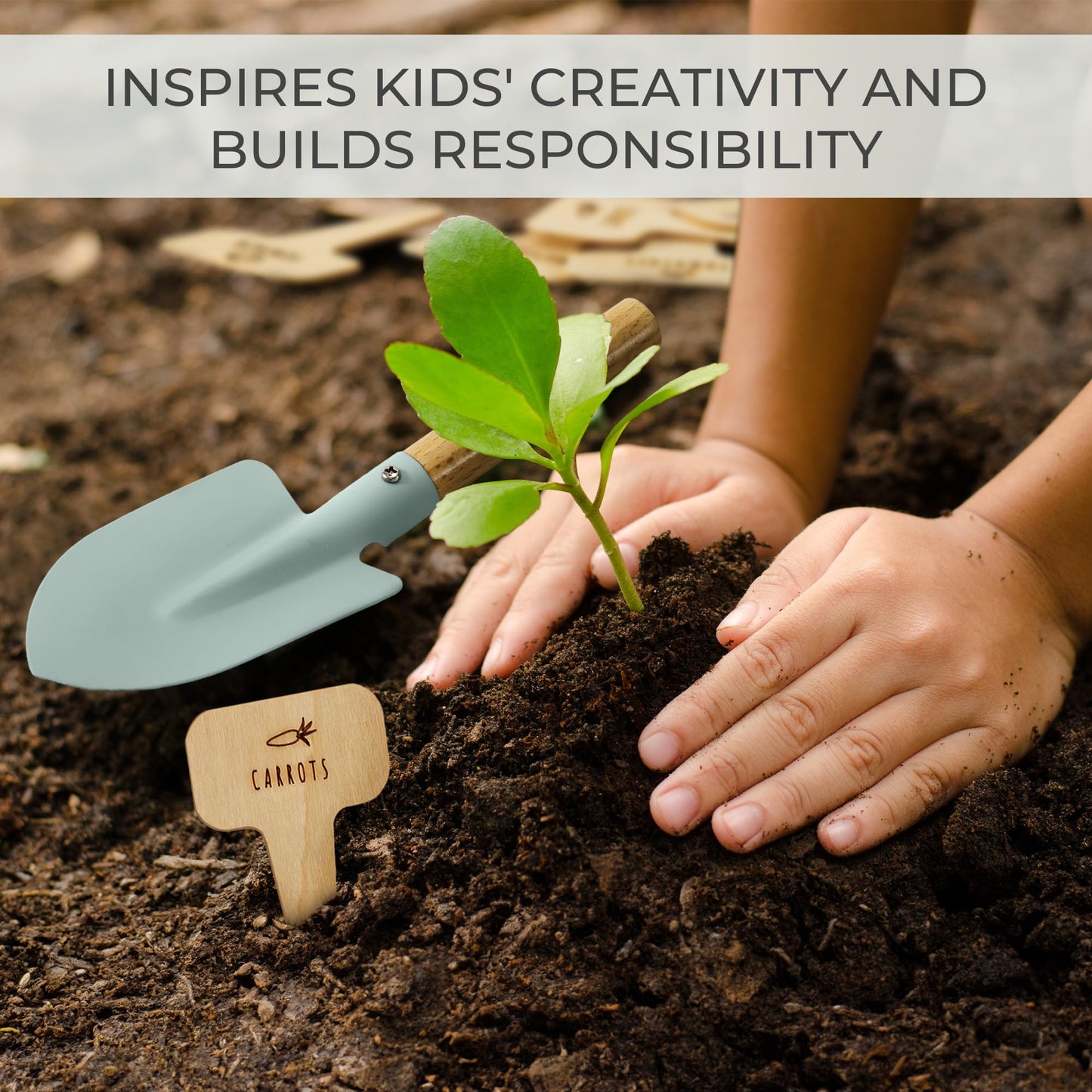 ZICOTO The Ultimate Kids Gardening Set — Safe, Fun Tools for Ages 4+