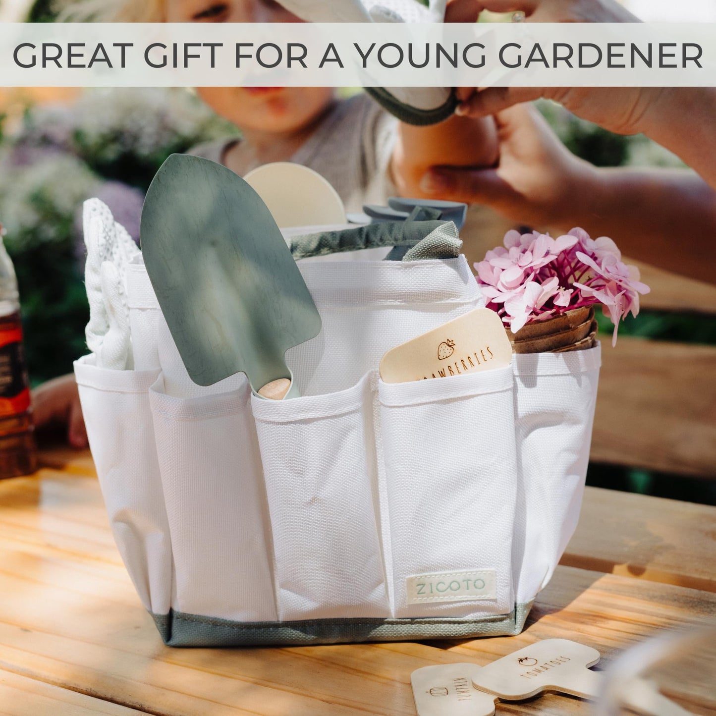 ZICOTO The Ultimate Kids Gardening Set — Safe, Fun Tools for Ages 4+