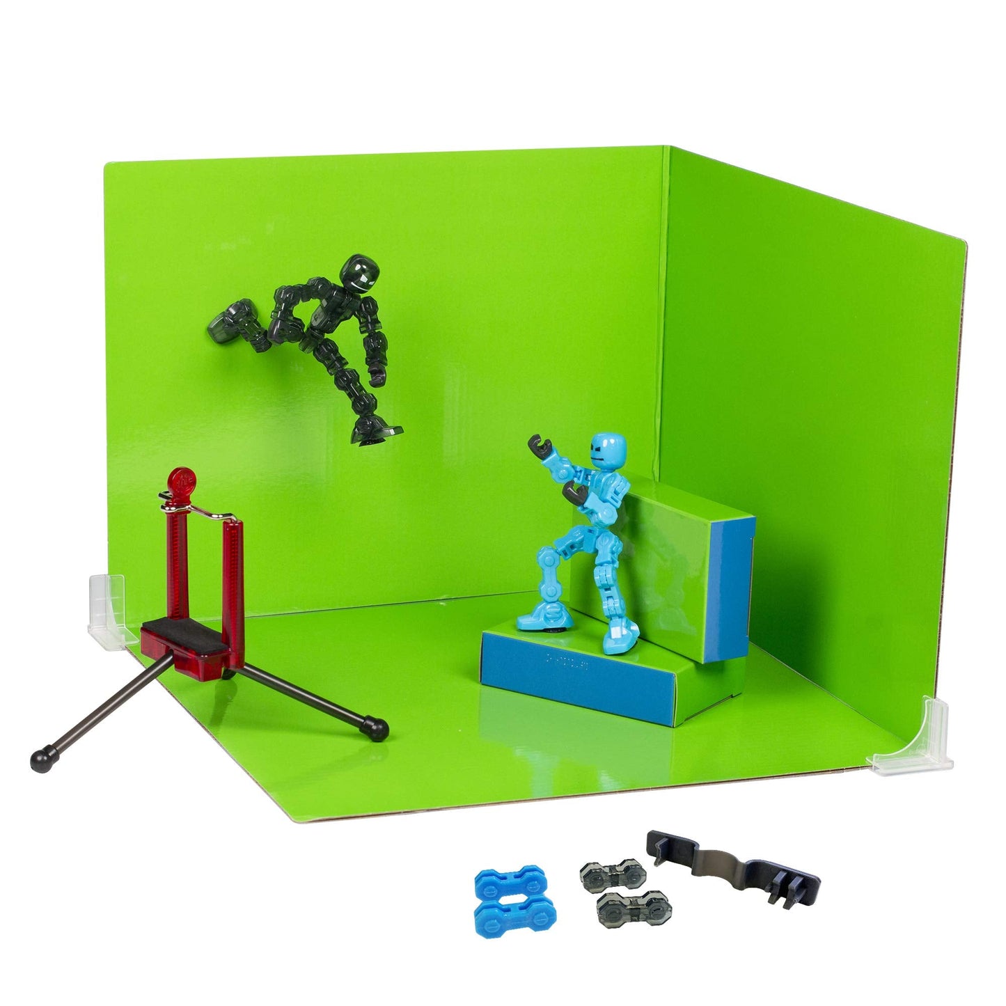 Zing Klikbot Zanimation Studio – 2 Klikbots, Tripod & Dual Backdrop