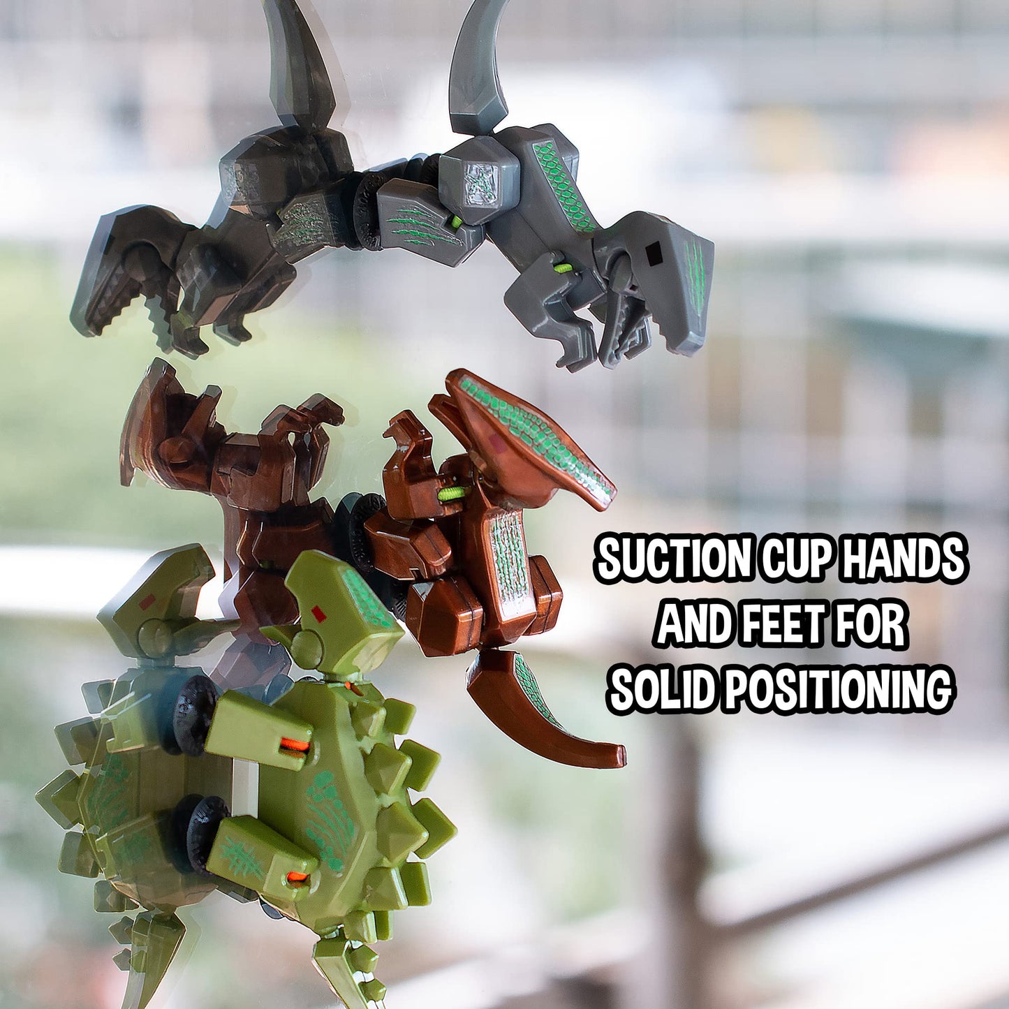 Zing Stikbot Glow in the Dark Dino Egg Pack – 7 Glow Eggs with Dinos & Sticker Sheets