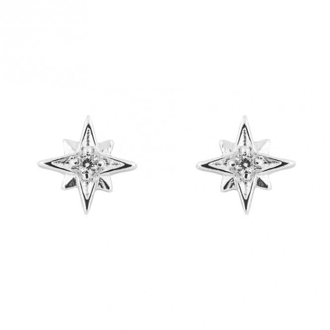 Zirconia Starburst Earrings E6237C