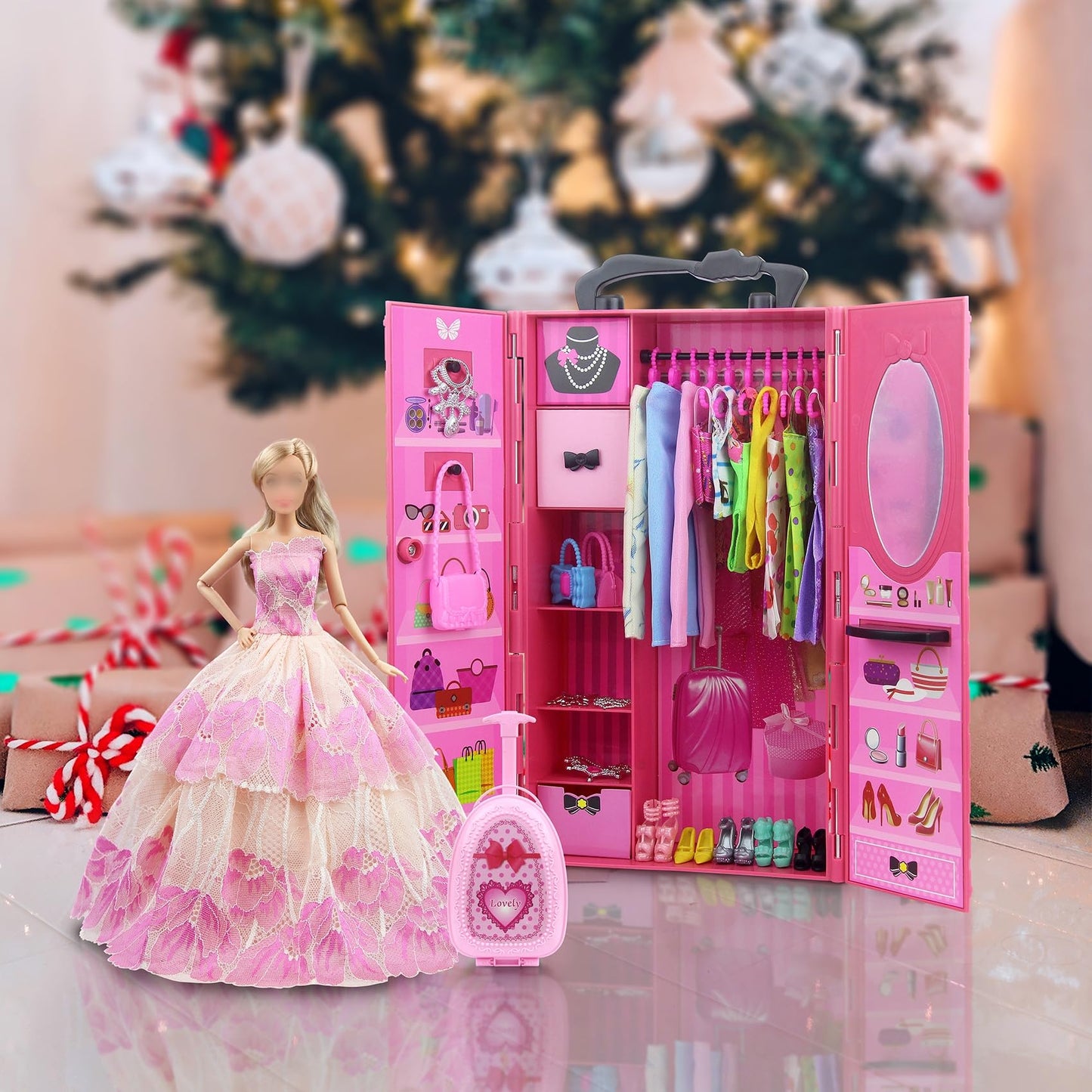 ZITA ELEMENT 11.5-Inch Doll Wardrobe Set – 101-Piece Clothes & Accessories for 11.5-Inch Dolls