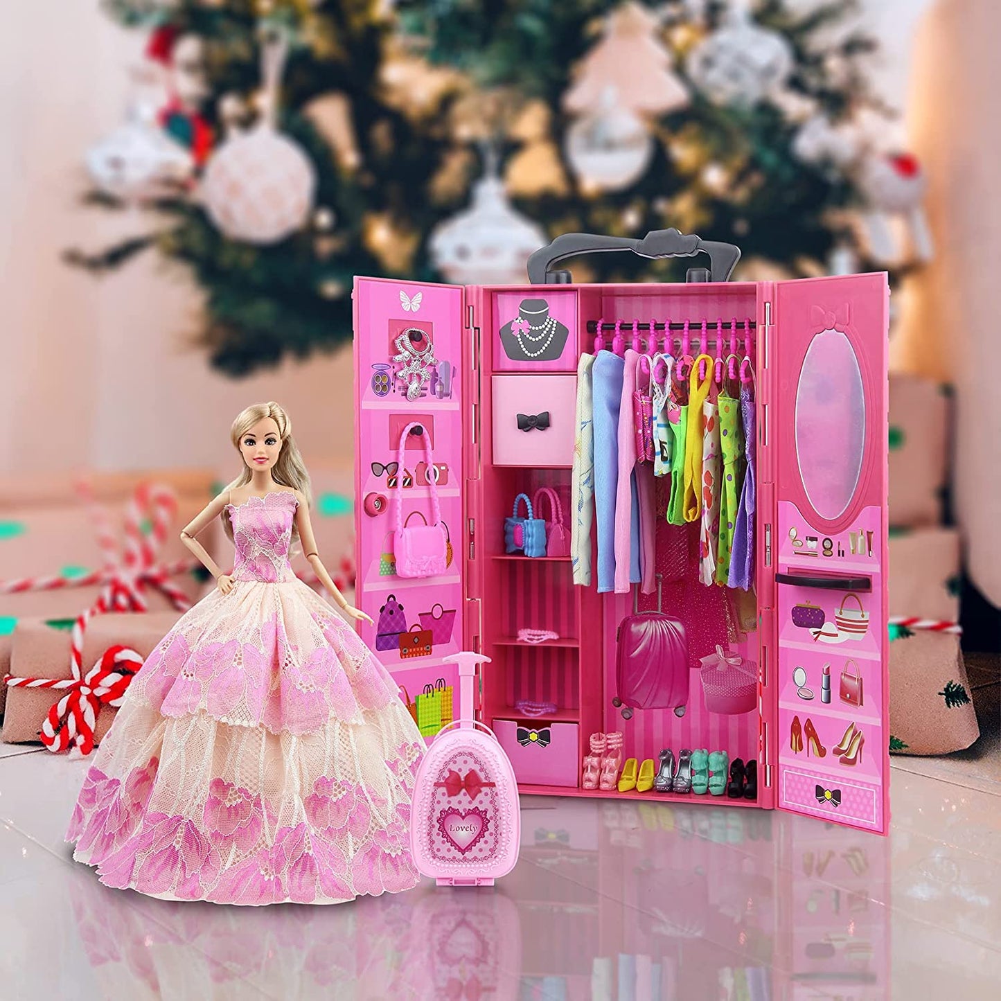 ZITA ELEMENT 11.5-Inch Doll Wardrobe Set – 101-Piece Clothes & Accessories for 11.5-Inch Dolls