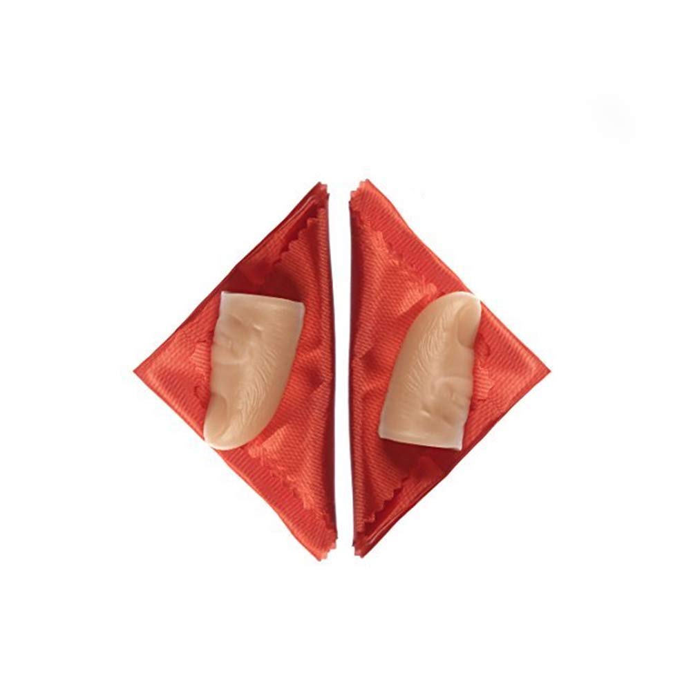 Zittop 2-Pack Disappearing Silk Thumb Tip Gimmick | Magic Trick Kit