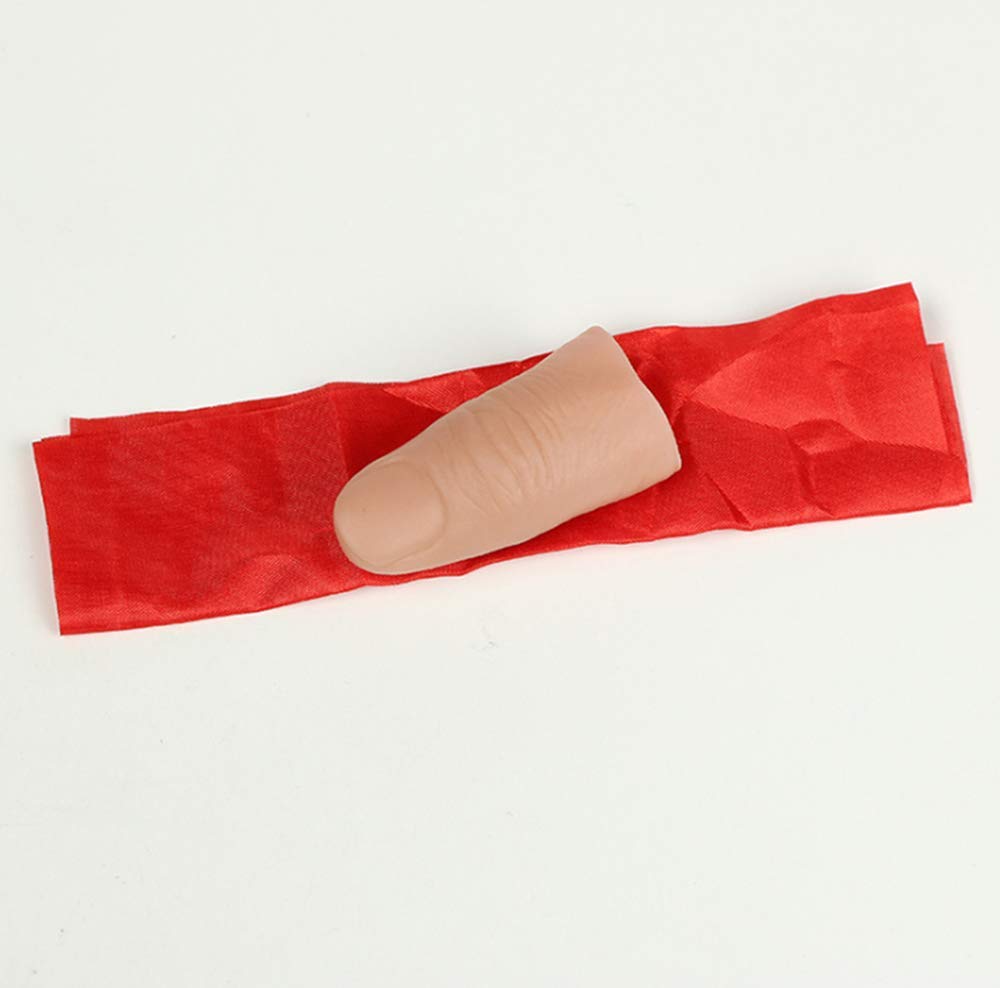 Zittop 2-Pack Disappearing Silk Thumb Tip Gimmick | Magic Trick Kit