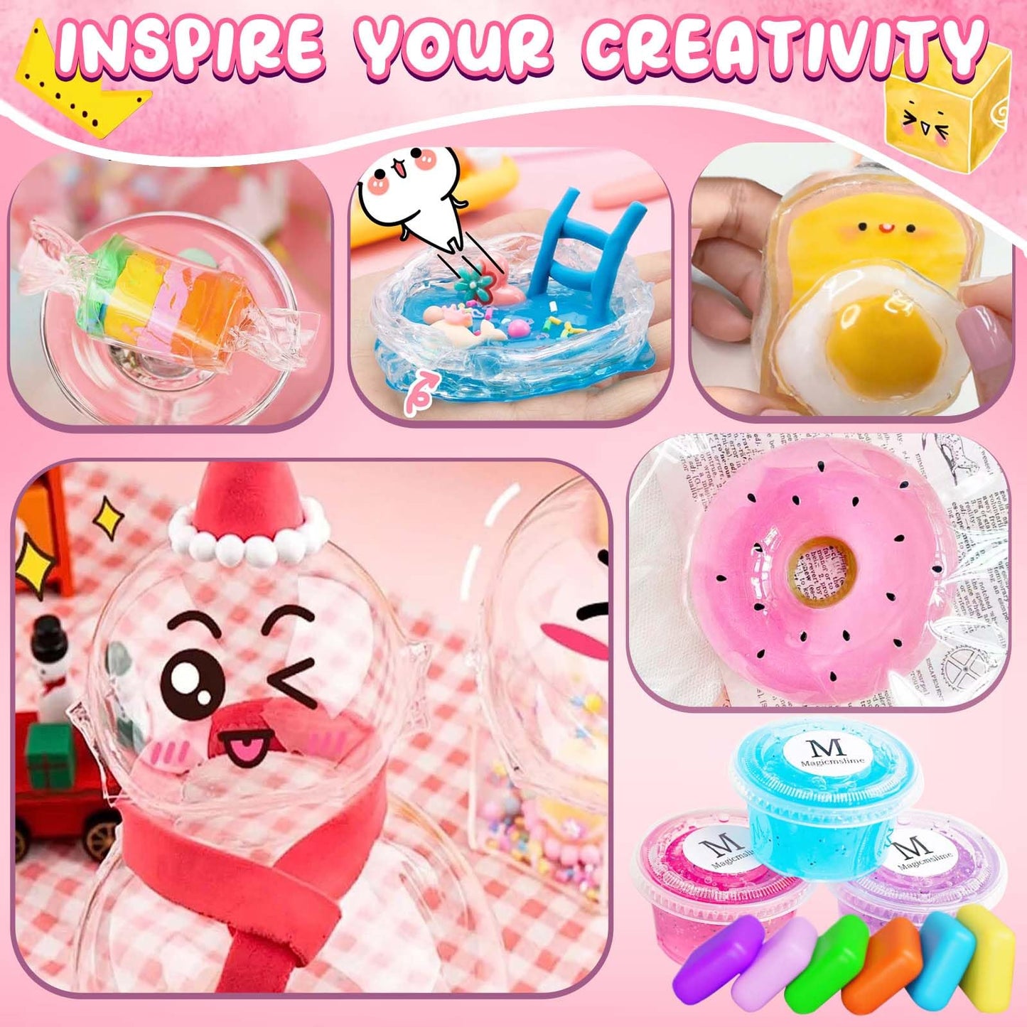 ZiZa Nano Tape Bubble Kit for Kids – DIY Bubble Maker & Squishy Craft Toy