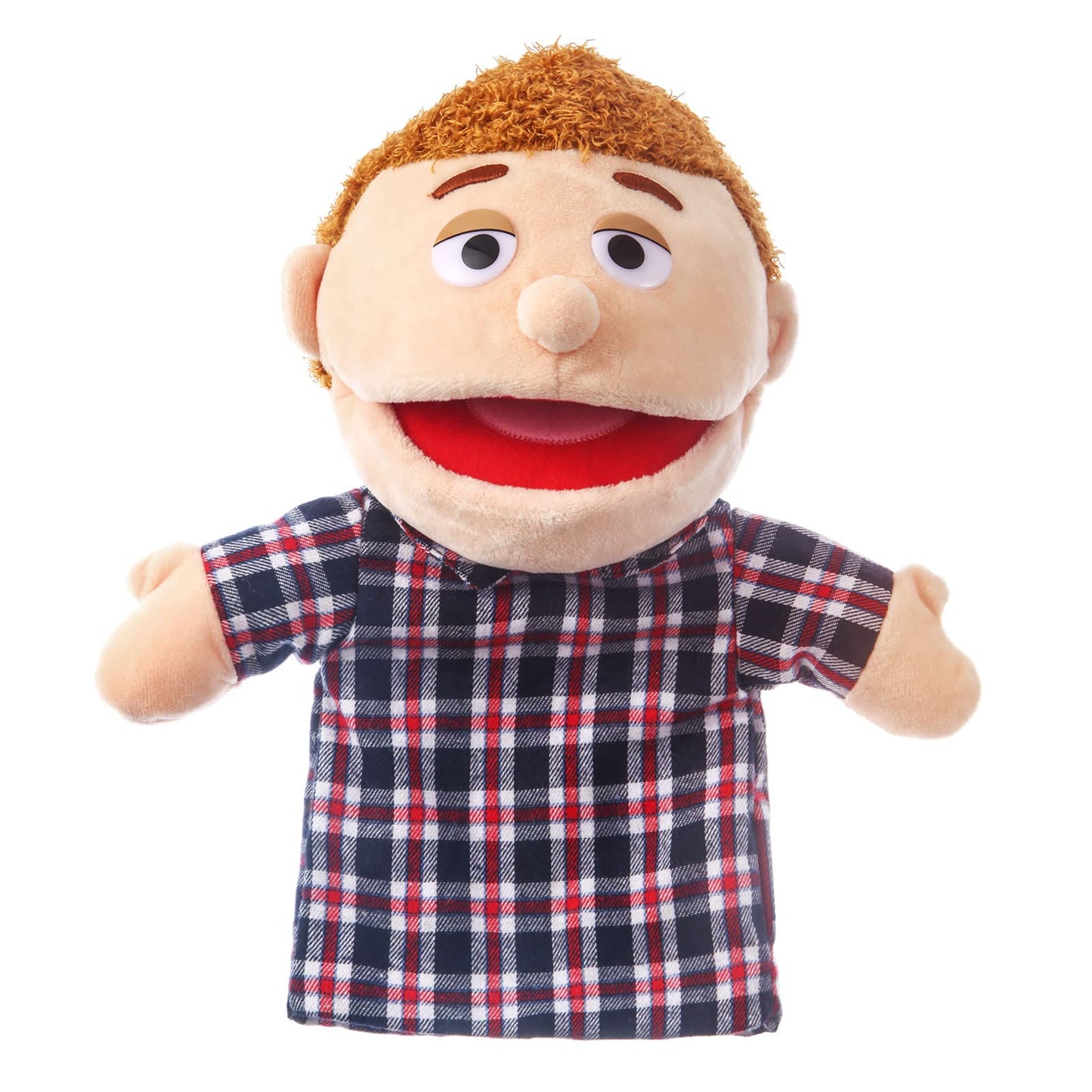 ZJoey 12-Inch Family Hand Puppets – 6 Plush Characters for Storytelling & Pretend Play