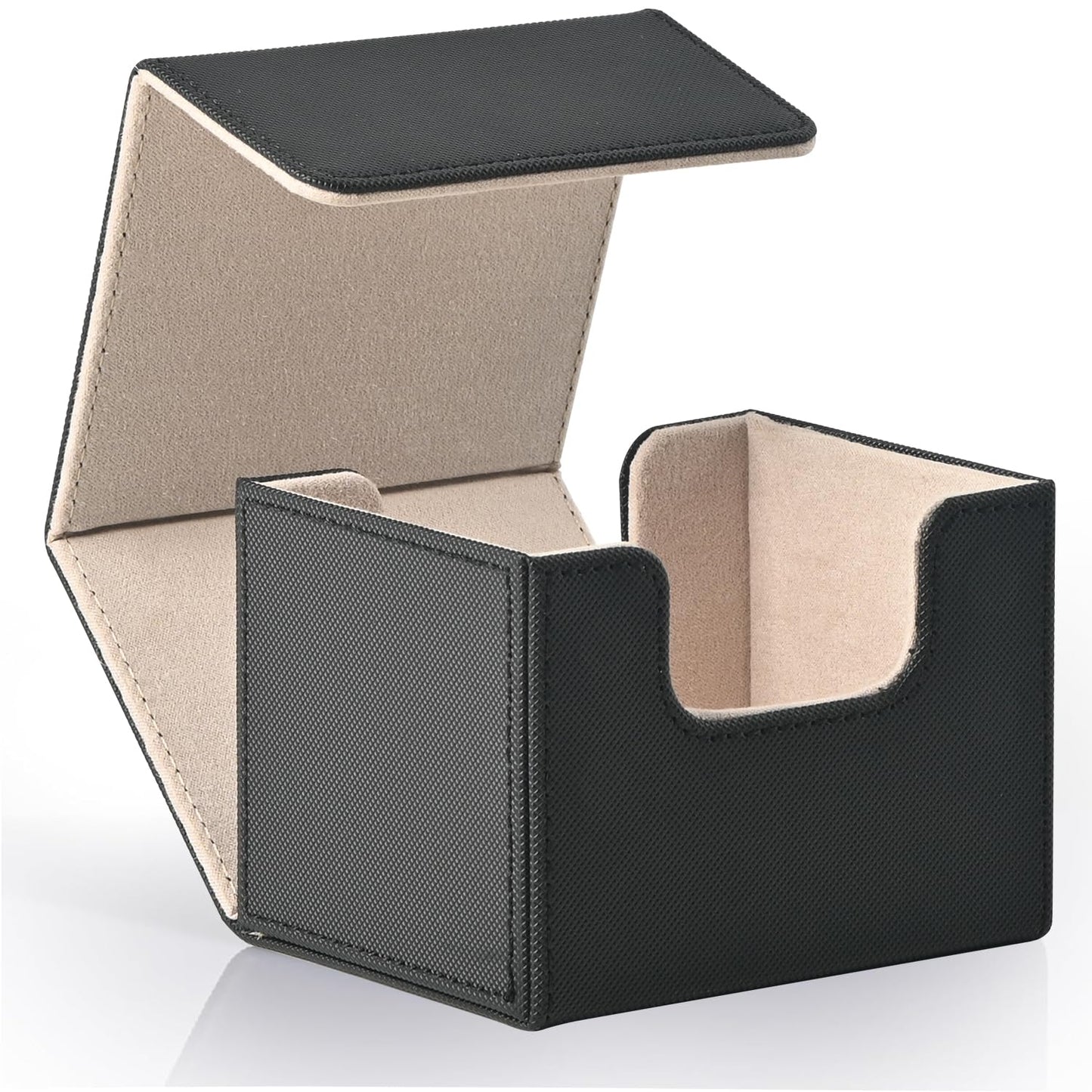 ZLCA Card Deck Box – Magnetic Leather Case for 120+ MTG Cards