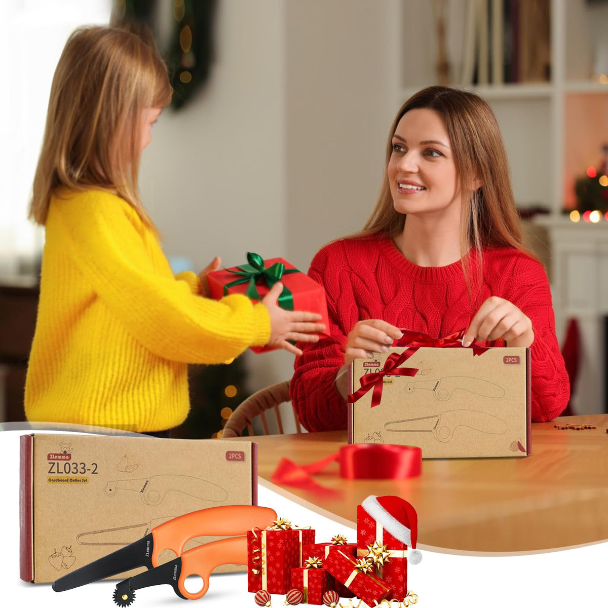 ZLemma Kids Cardboard Construction Tool Kit – Safe Cardboard Saw & Scoring Wheel Set