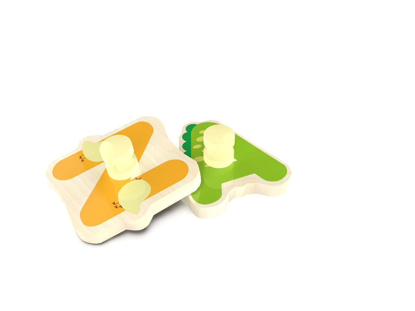 Z MAYABBO Wooden Alphabet Peg Puzzle – 26 Letters with Pictures