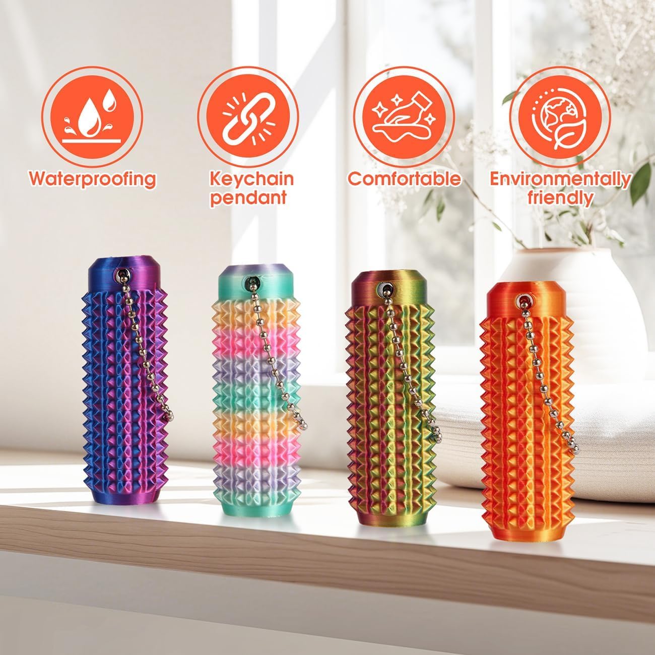 ZNZRHXL 4-Pack Little Ouchies Fidget Toy – Silent Stress Relief for Anxiety, Focus & Skin Picking