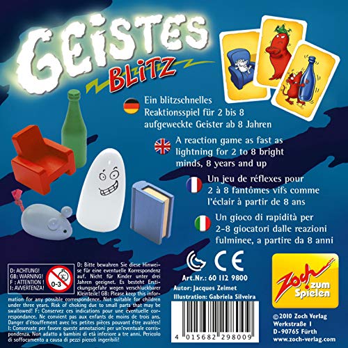 Zoch Ghost Blitz (601129800) – Fast Shape & Color Recognition Game