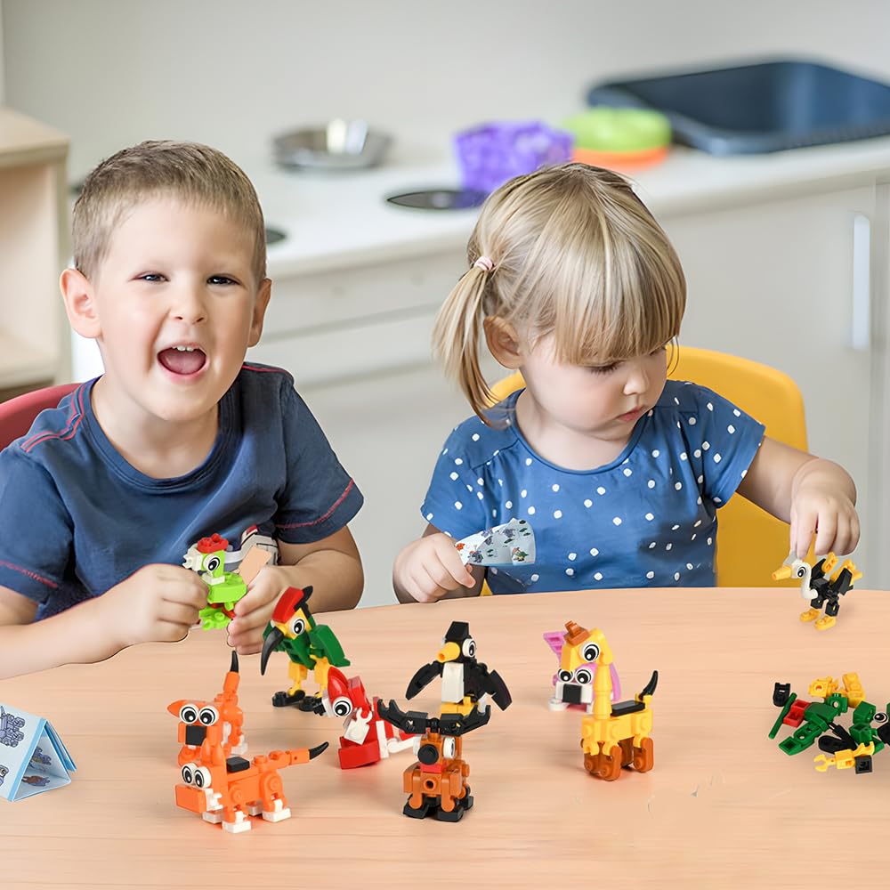 Zofunny 30 Packs Building Blocks – Mini Animal Sets for Party Favors, Classroom Prizes & Gift Bag Fillers