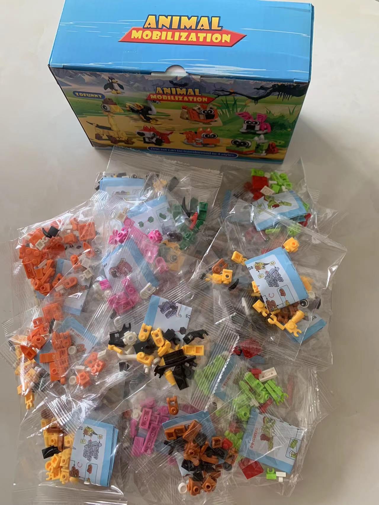 Zofunny 30 Packs Building Blocks – Mini Animal Sets for Party Favors, Classroom Prizes & Gift Bag Fillers