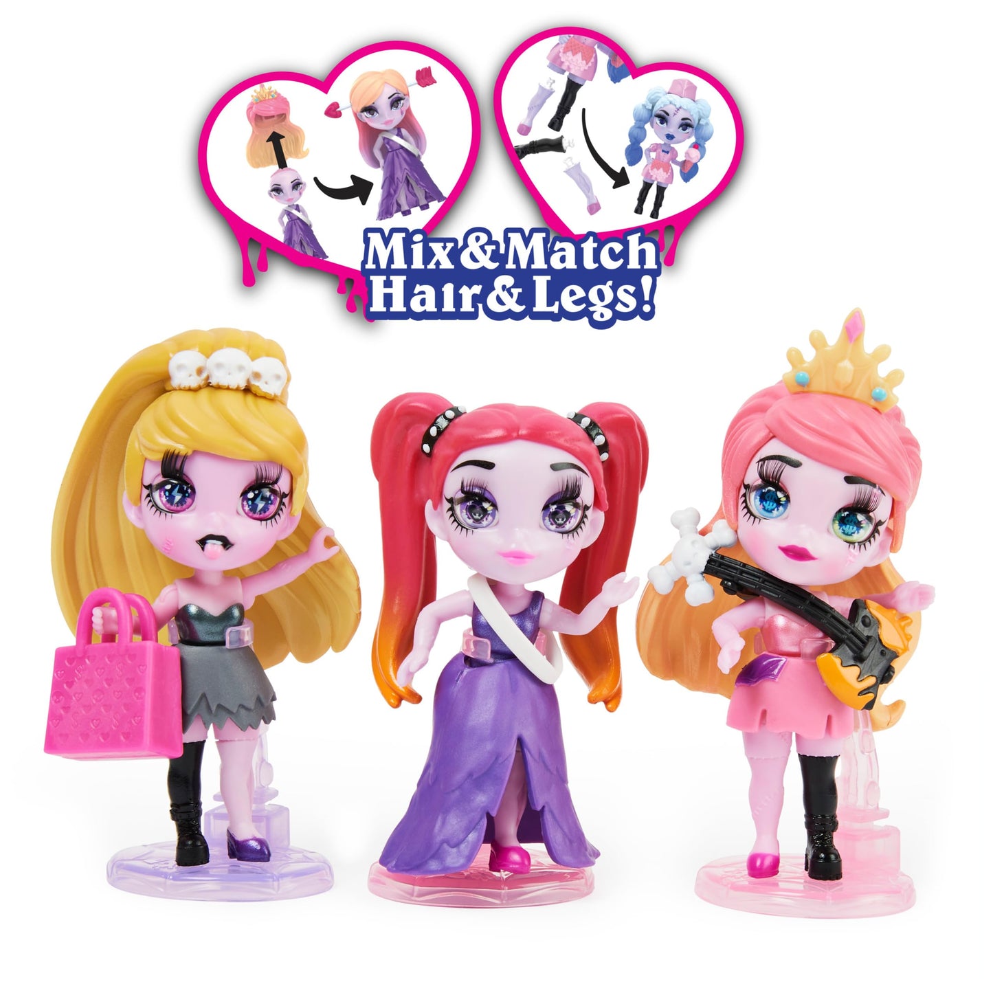 Zombaes Forever Surprise Collectible Zombies – 3.5-Inch Coffin Dolls with Accessories