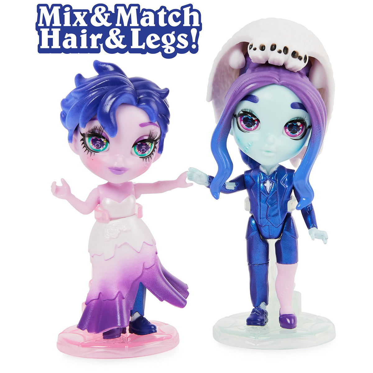 Zombaes Forever Zombadie to Love Deluxe Set – 2 Exclusive 3.5-inch Dolls, Pet & Accessory