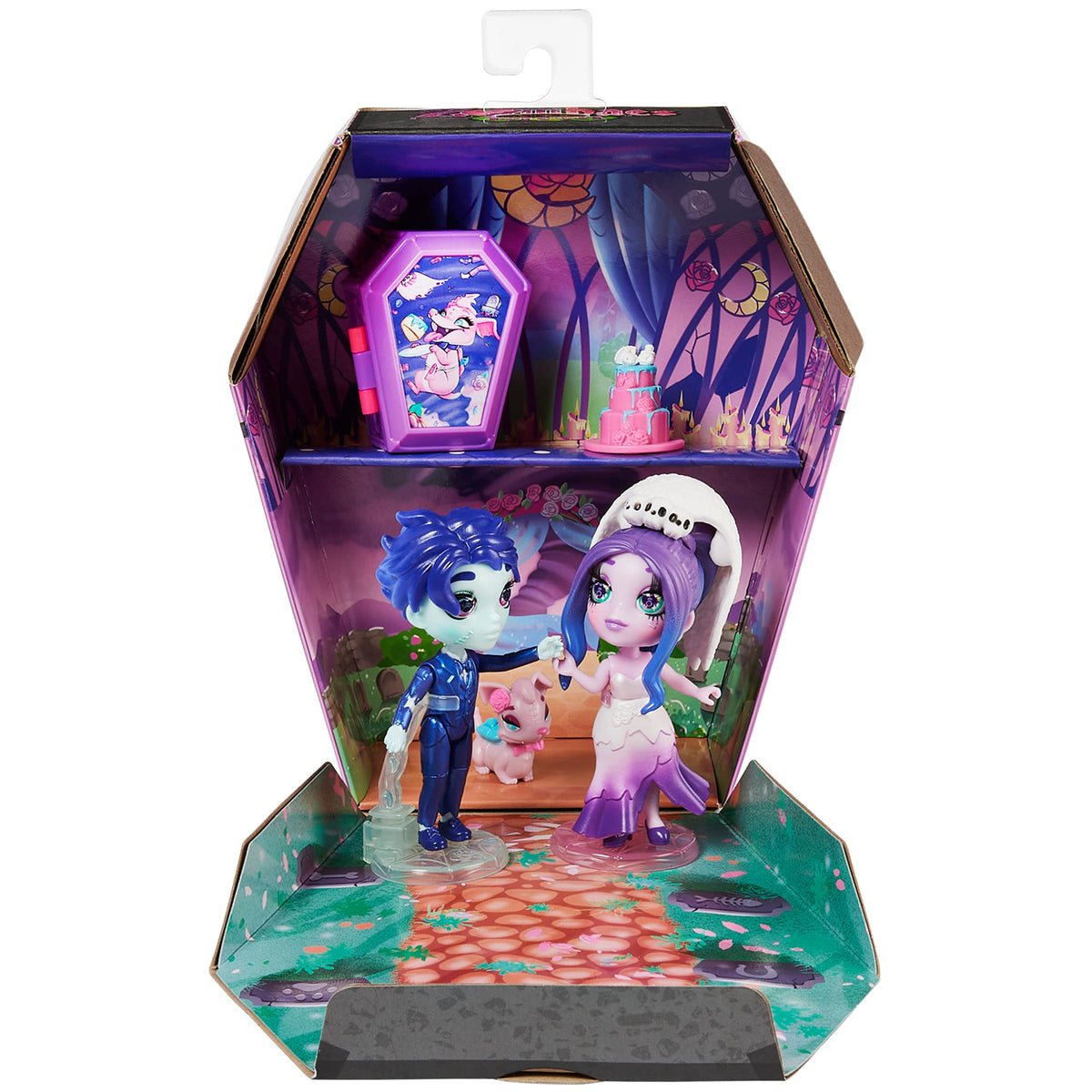 Zombaes Forever Zombadie to Love Deluxe Set – 2 Exclusive 3.5-inch Dolls, Pet & Accessory
