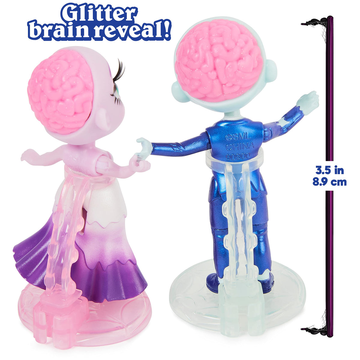 Zombaes Forever Zombadie to Love Deluxe Set – 2 Exclusive 3.5-inch Dolls, Pet & Accessory