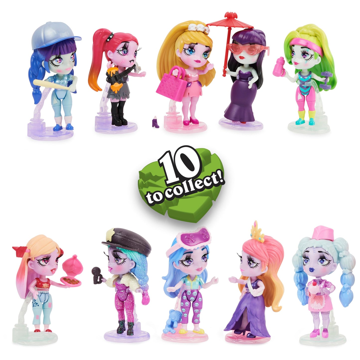 Zombaes Forever Surprise Collectible Zombies – 3.5-Inch Coffin Dolls with Accessories