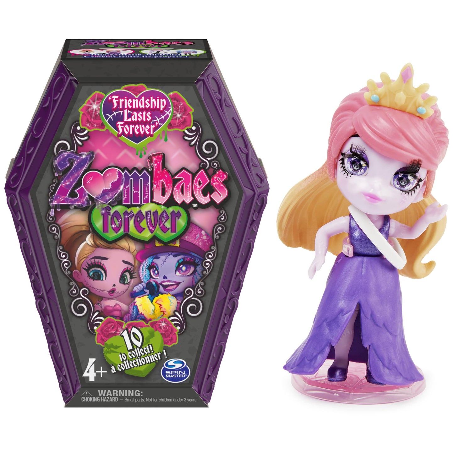 Zombaes Forever Surprise Collectible Zombies – 3.5-Inch Coffin Dolls with Accessories