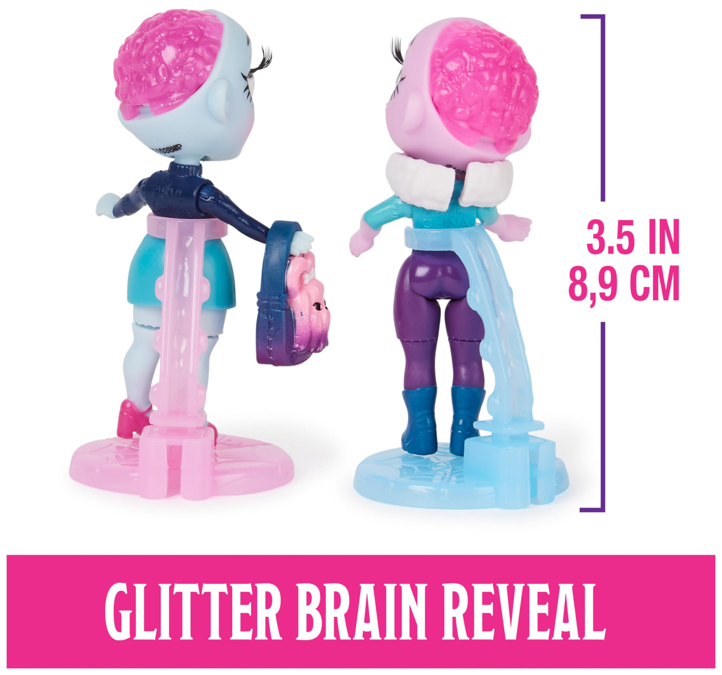 Zombaes Forever Wild Vibes Rest in Show Deluxe Set – 2 Exclusive 3.5-Inch Dolls & 2 Pets