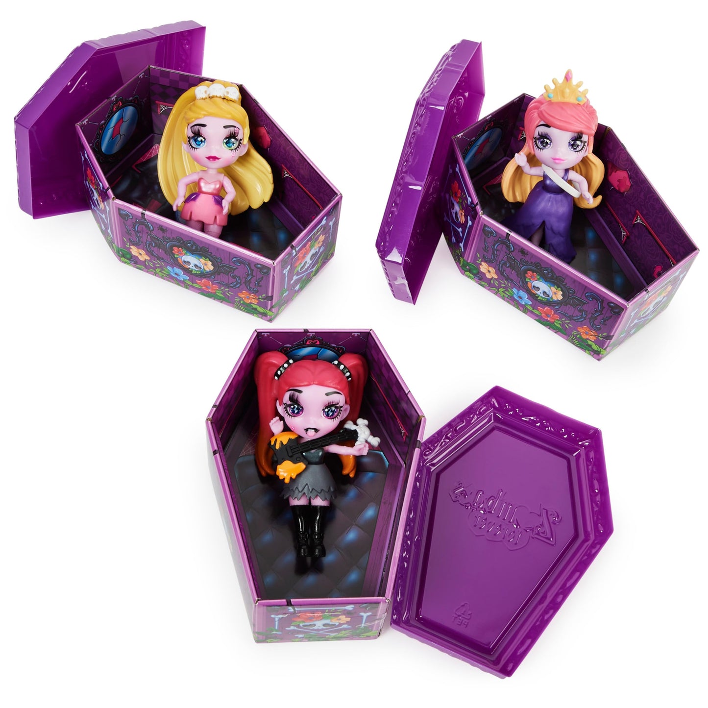 Zombaes Forever Surprise Collectible Zombies – 3.5-Inch Coffin Dolls with Accessories