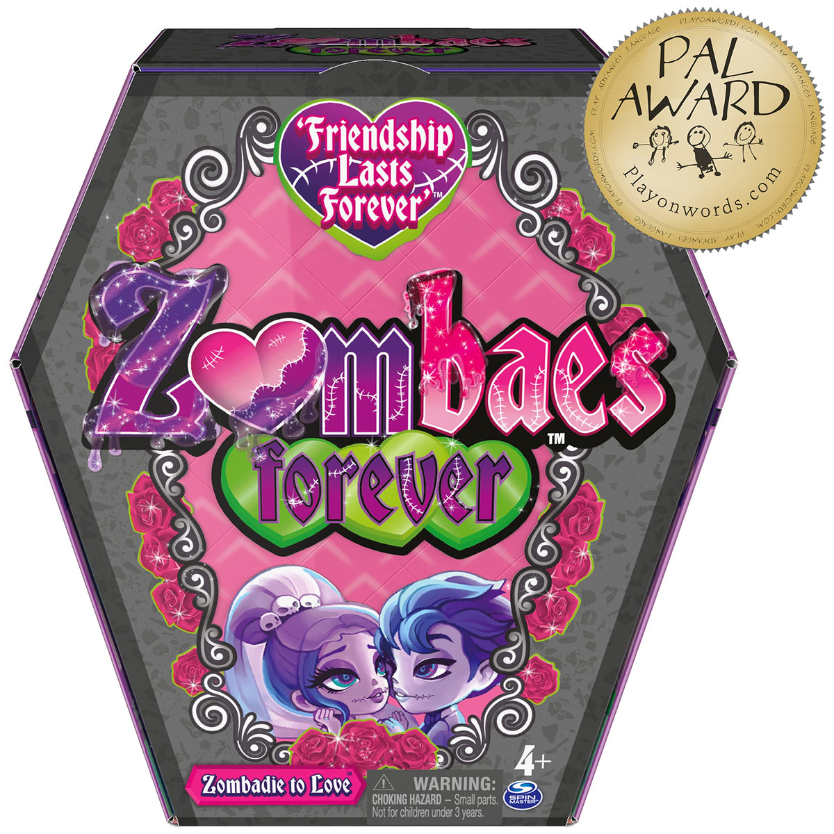 Zombaes Forever Zombadie to Love Deluxe Set – 2 Exclusive 3.5-inch Dolls, Pet & Accessory