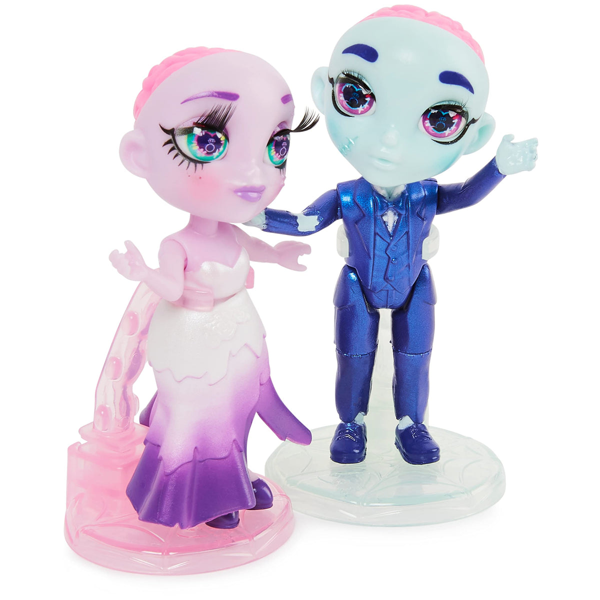 Zombaes Forever Zombadie to Love Deluxe Set – 2 Exclusive 3.5-inch Dolls, Pet & Accessory