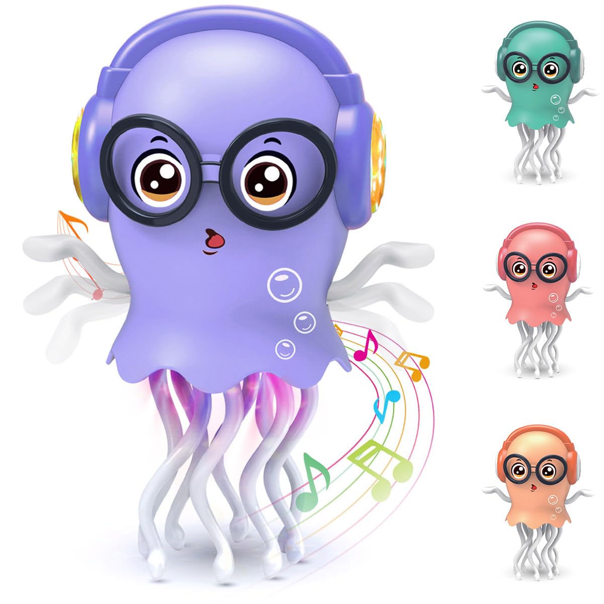 Zonopy Jellydancer Toy – Dancing Crawling Toy with Lights & Music for Ages 3-12