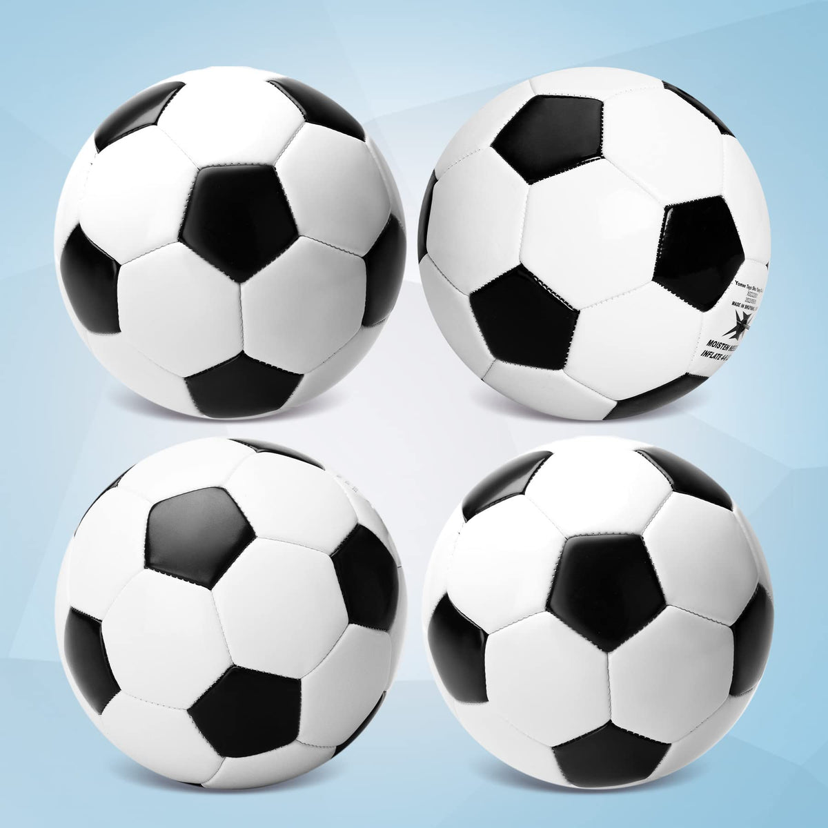 ZOOJOY Size 3 Kids Soccer Ball – Pump Included, Outdoor Play Toy (Ages 2–8)