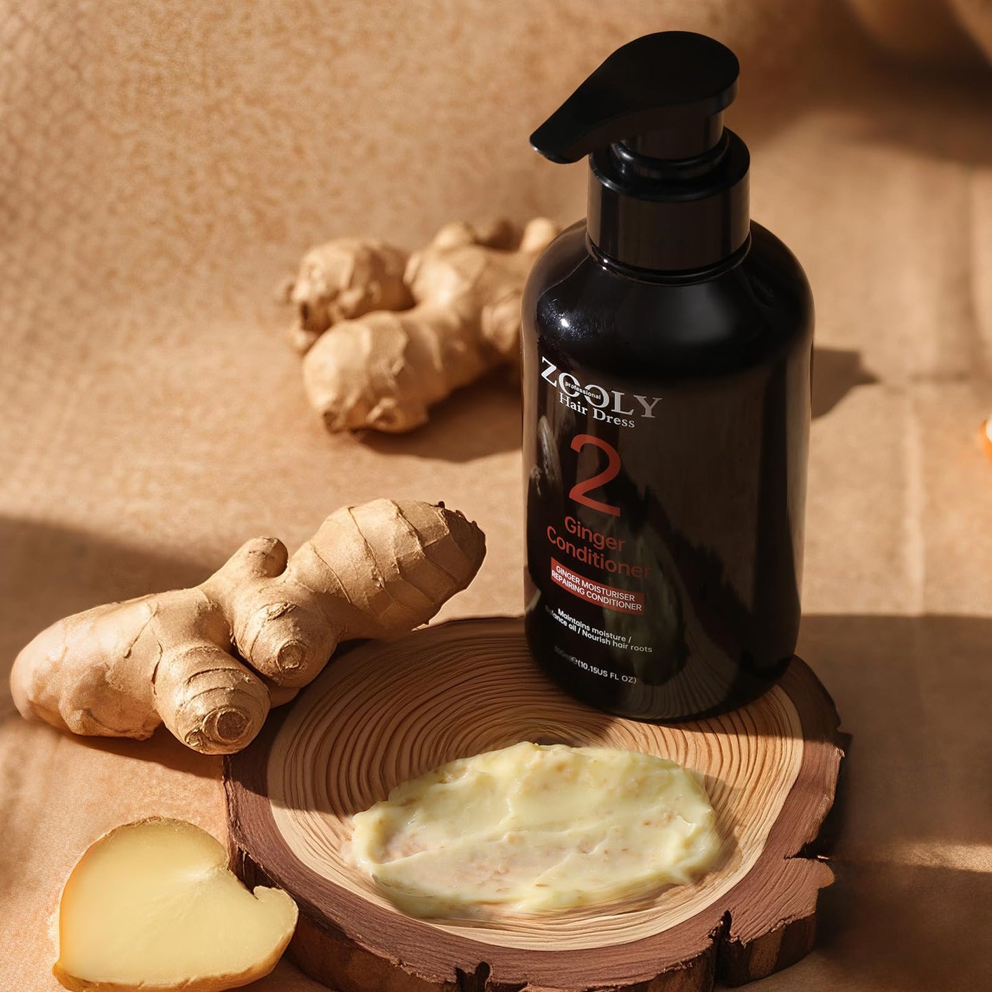 ZOOLY PROFESSIONAL Ginger Conditioner for Hair Loss | Salon-Grade Scalp Care