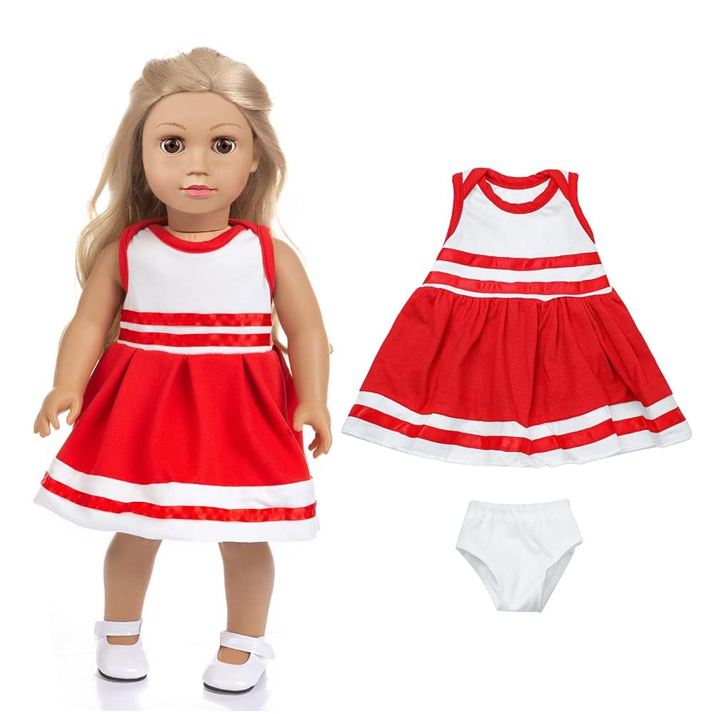 ZQDOLL American 18-Inch Doll Clothes – 7 Outfit Set for 18-Inch Dolls