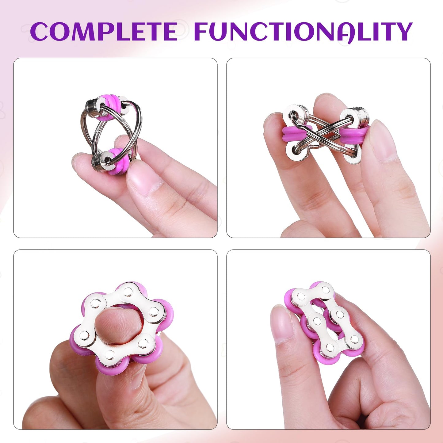 ZQFTZQ 8Pcs Sensory Fidget Toys — Stress Relief, Focus & Sensory Play Kit