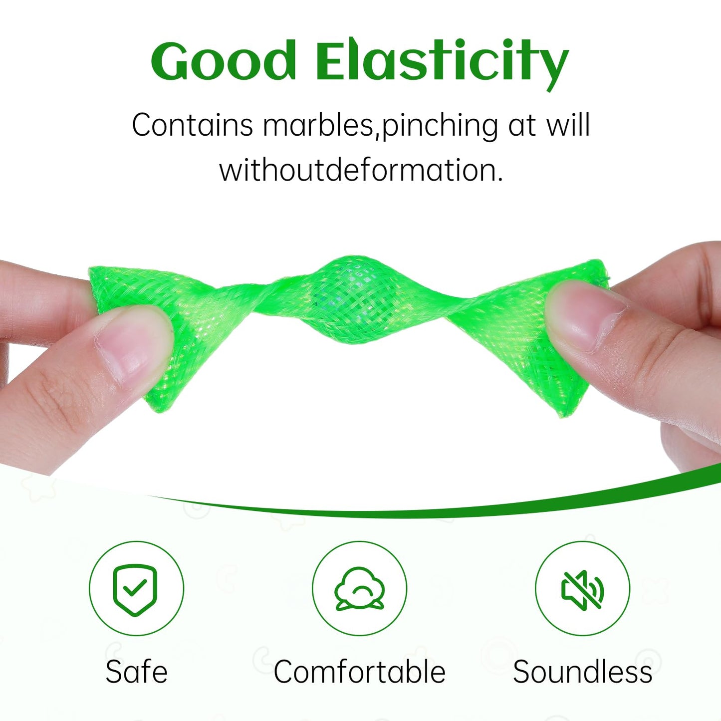 ZQFTZQ 8 Pcs Hand Fidget Toys for Adults & Teens – Silent Desk Fidgets, Bike Chain & Marble Mesh, Spiky Rings