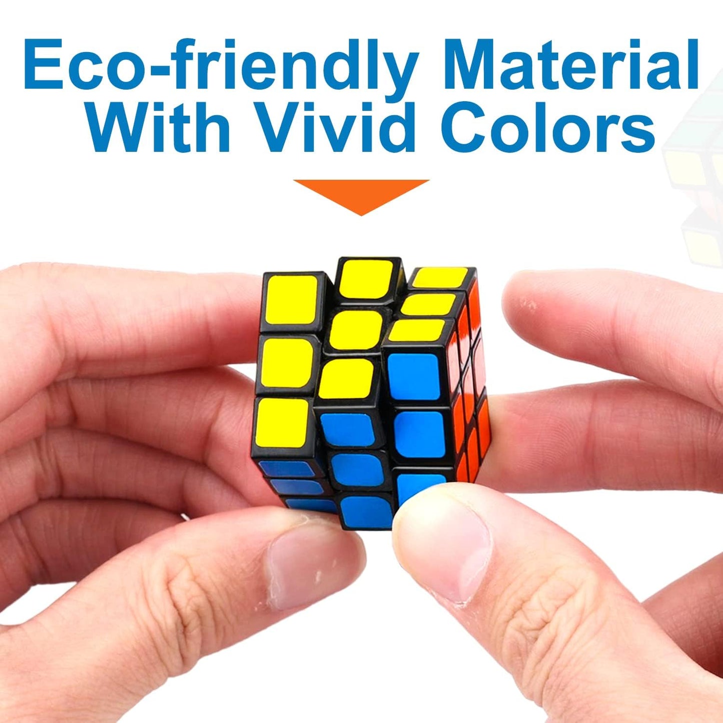ZREVSB Mini Speed Cube – 1.18in 3x3 Party Favors, Classroom Rewards (12 Pack)