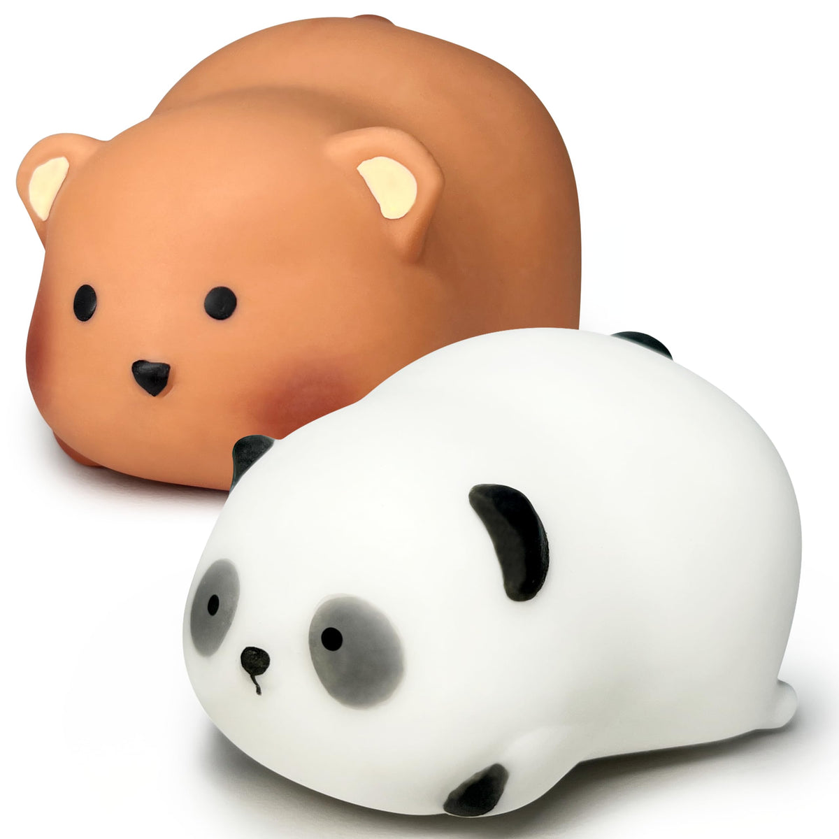 ZTATU Squishy Bear & Panda Stress Balls – 2 Pack Fidget Toys for Relaxation