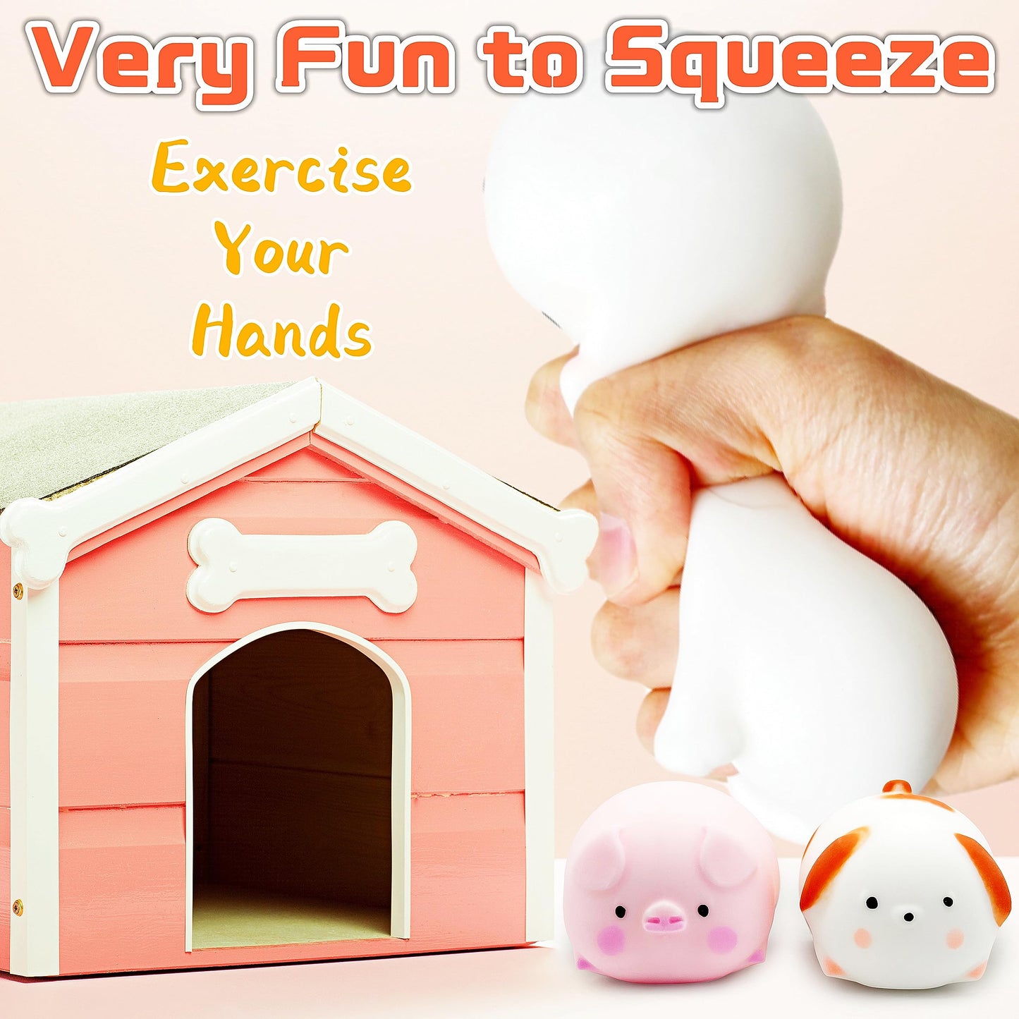 ZTATU Dog Stress Ball – Cute Squishy Fidget Toy for Adults (1 PCS)