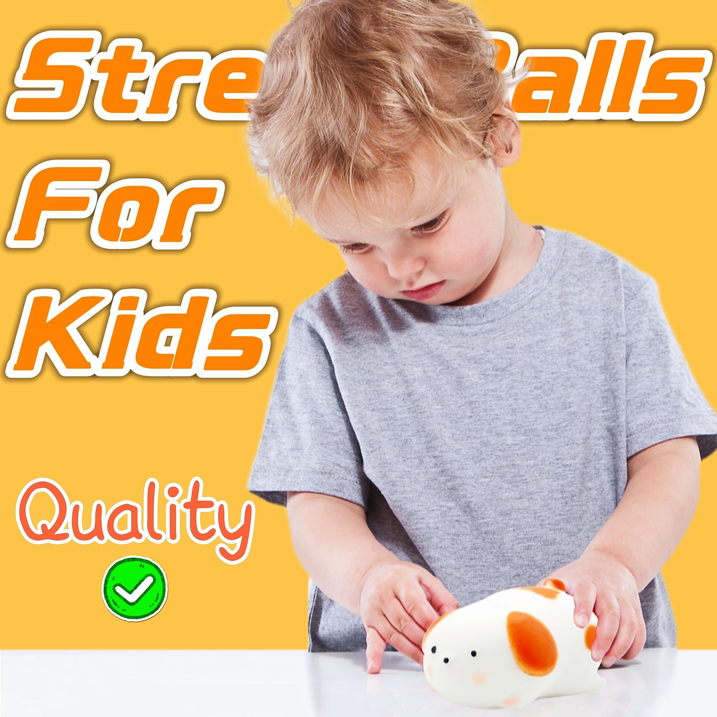 ZTATU Dog Stress Ball – Cute Squishy Fidget Toy for Adults (1 PCS)