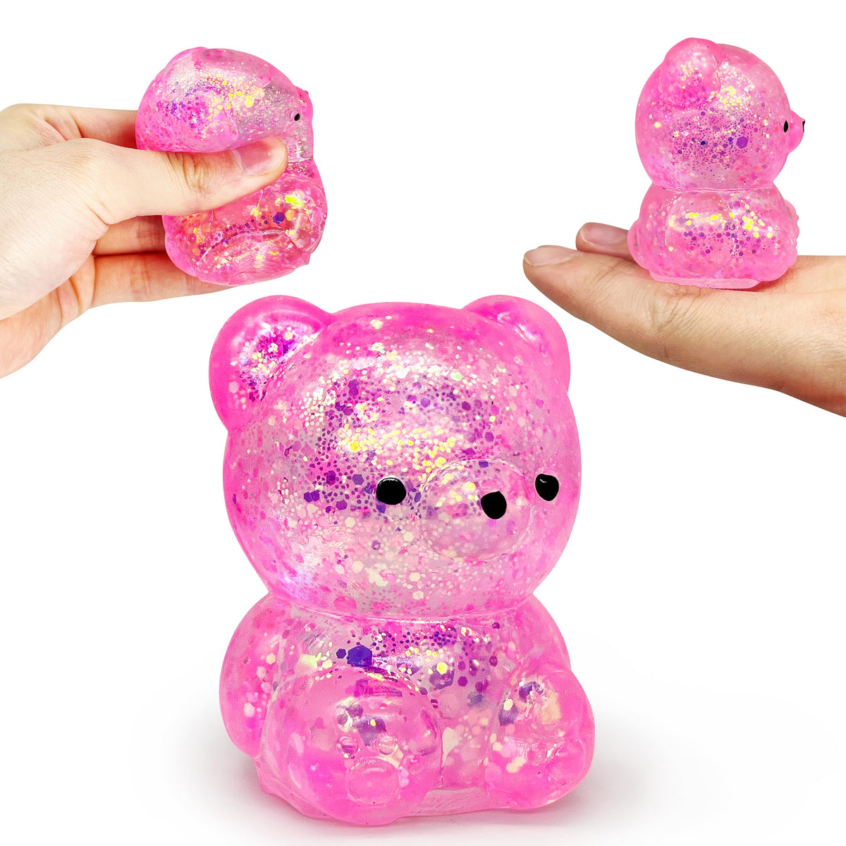ZTATU Gummy Bear Squishy Fidget Toy – 1pc Stress Ball for Adults & Kids