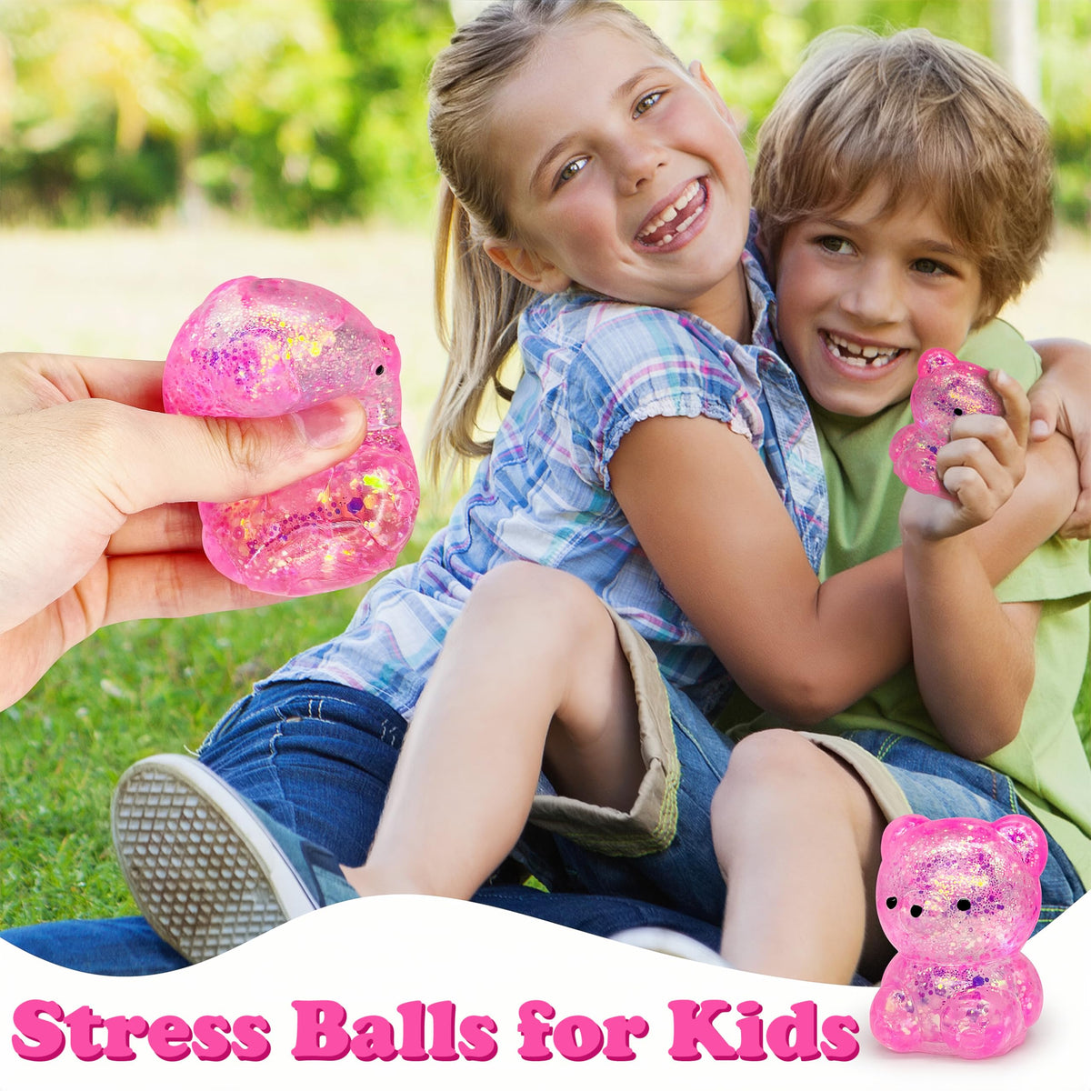 ZTATU Gummy Bear Squishy Fidget Toy – 1pc Stress Ball for Adults & Kids