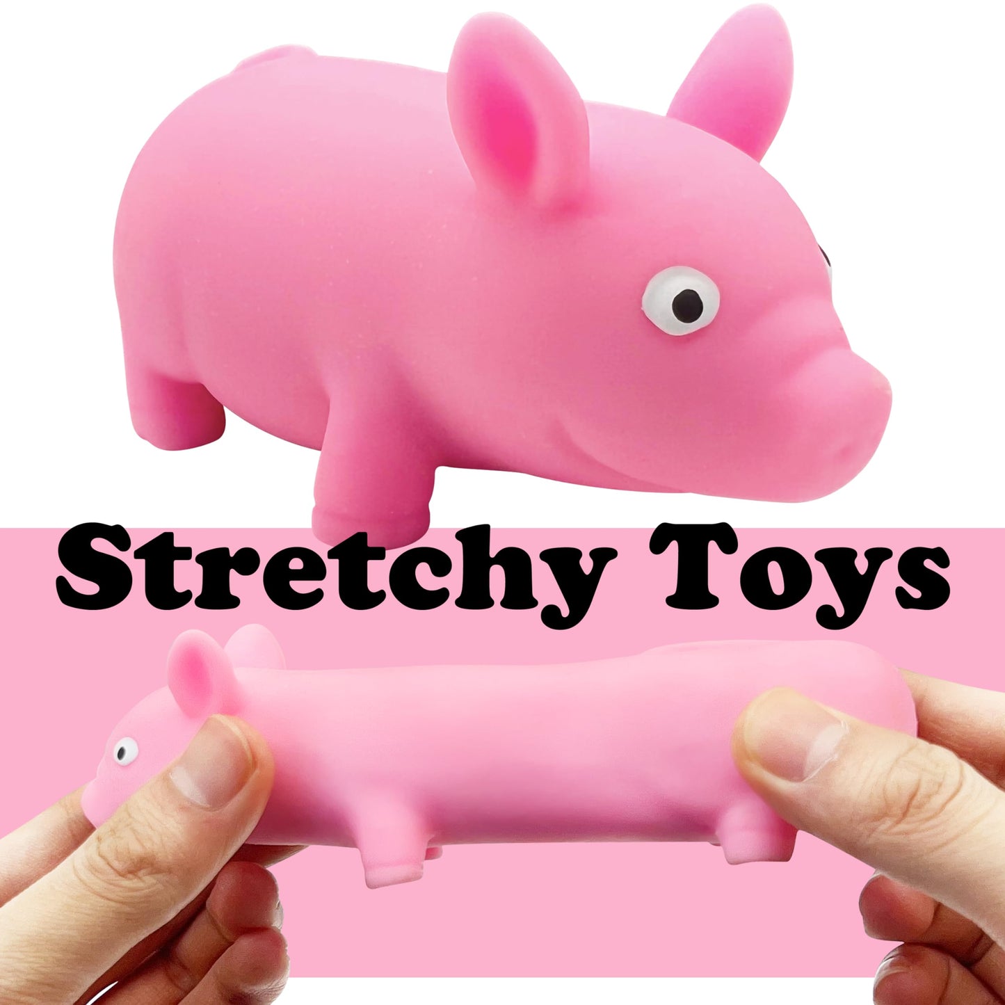 ZTATU Splash Pig Sensory Sand Filler Squishy Stress Ball – Portable Fidget Toy for Kids & Adults