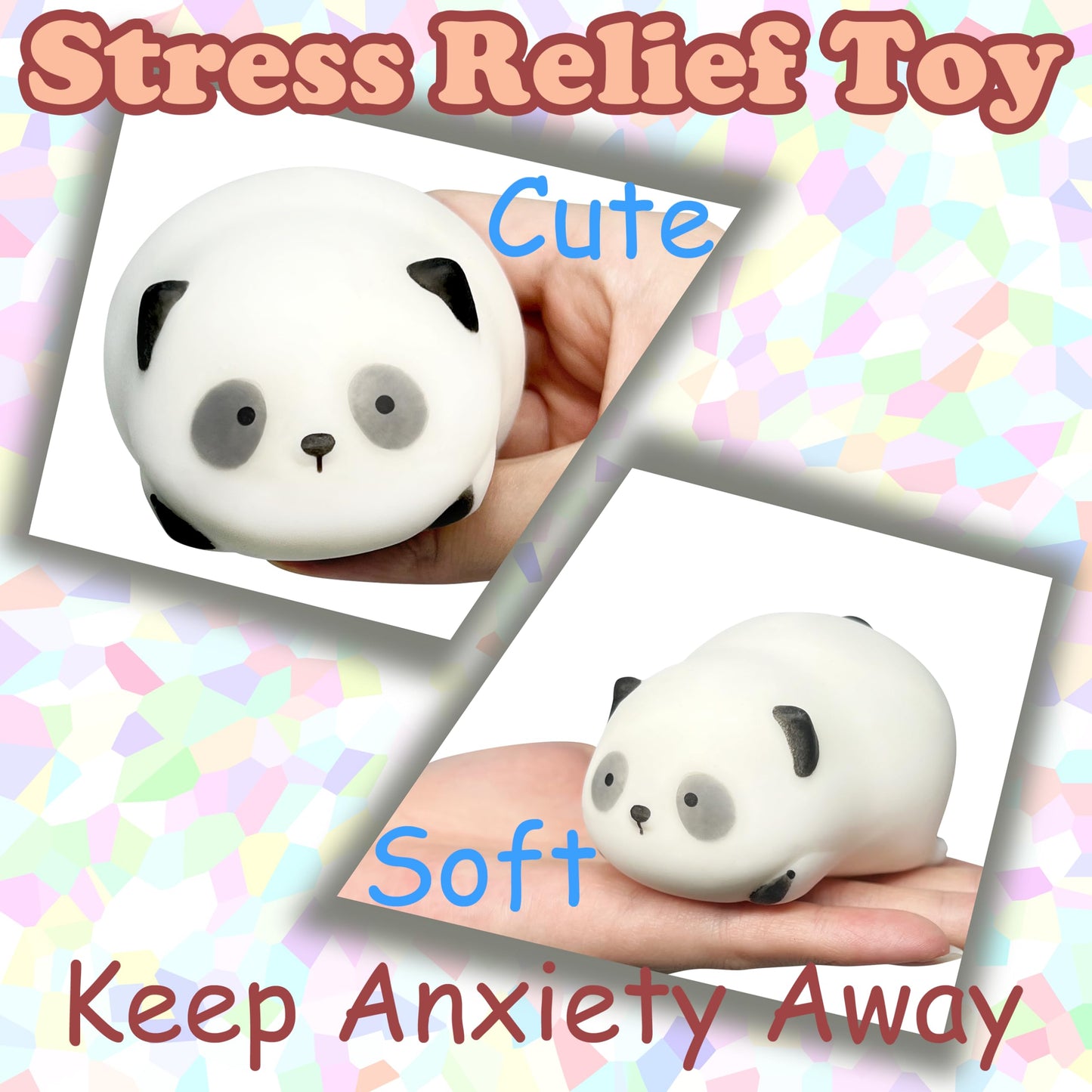 ZTATU Squishy Panda Stress Ball for Kids | Fidget Toy & Sensory Dough Ball
