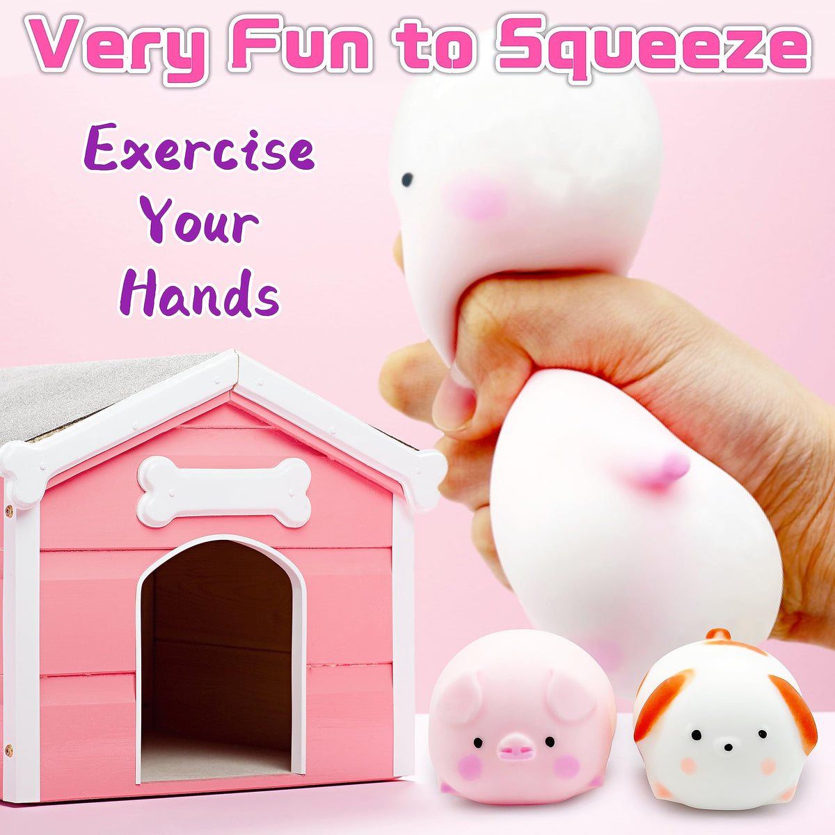 ZTATU Squishy Pig Stress Ball | Kids Fidget Toy and Sensory Squish